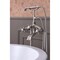 Anzzi Tugela 3-Handle Claw Foot Tub Faucet with Hand Shower, Brushed Nickel FS-AZ0052BN - alternate 5